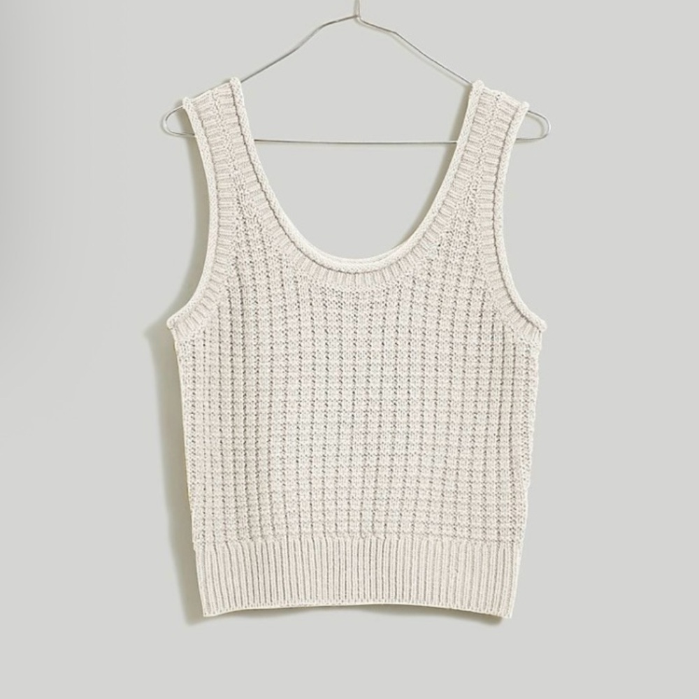 Madewell Ivory Knit Sweater